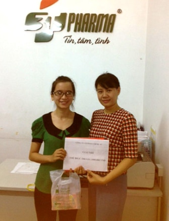 trao giải nhì