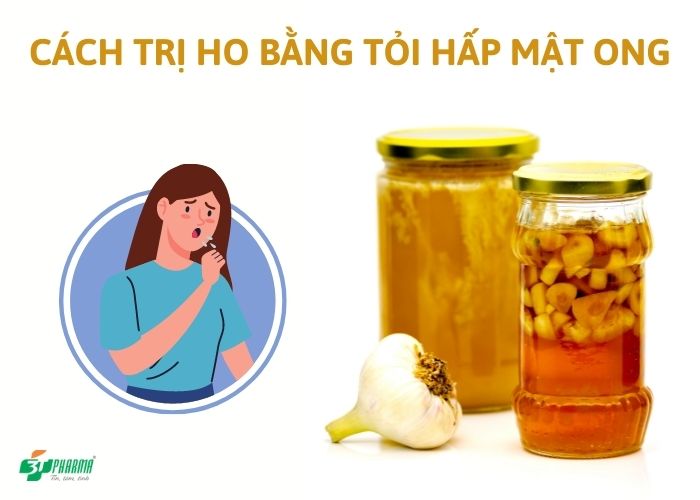 Cách trị ho bằng tỏi hấp mật ong
