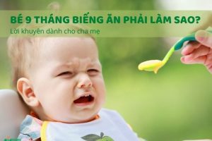 Bé 9 tháng tuổi biếng ăn phải làm sao?