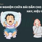 kinh nghiệm chữa đái dầm cho trẻ