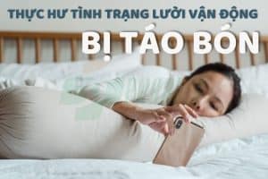 lười vận động bị táo bón