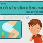 vận động mạnh khi bị trĩ