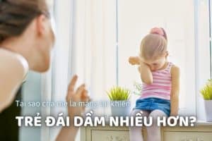 cha mẹ la mắng khiến trẻ đái dầm nhiều hơn