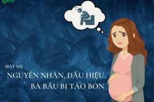 bà bầu bị táo bón
