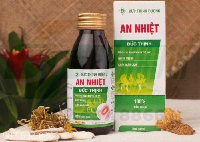 Chảy máu cam nhiều bạn có thể sử dụng thực phẩm chức năng An Nhiệt Đức Thịnh để hỗ trợ cải thiện nhanh chóng