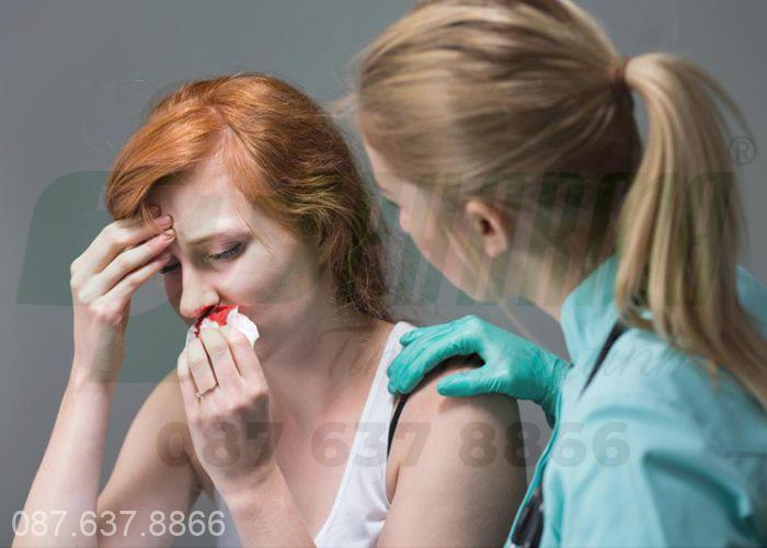 Tìm hiểu chứng chảy máu cam chóng mặt và cách phòng ngừa