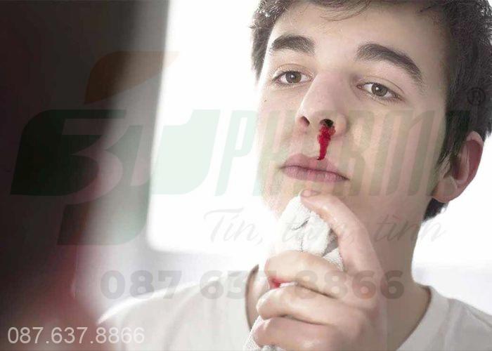 Chảy máu cam chóng mặt là bị gì?