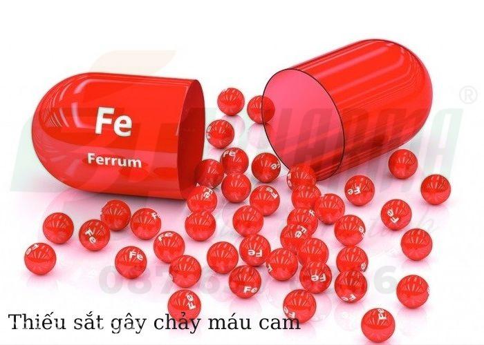 Bị chảy máu cam thiếu chất gì? Thiếu sắt dẫn đến xuất huyết mũi 