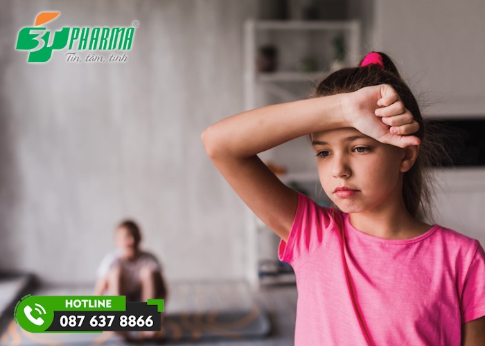 trẻ 8 tuổi ra nhiều mô hôi đầu, mồ hôi tay chân - 3Tpharma