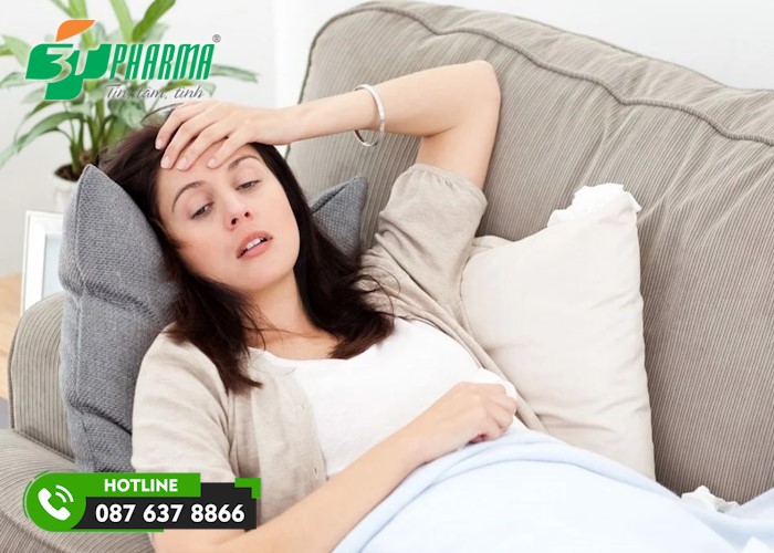 tình trạng đổ mồ hôi trộm ở phụ nữ sau sinh có thể kéo dài từ 2 - 6 tuần - 3tpharma