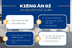 viêm phế quản kiêng ăn gì