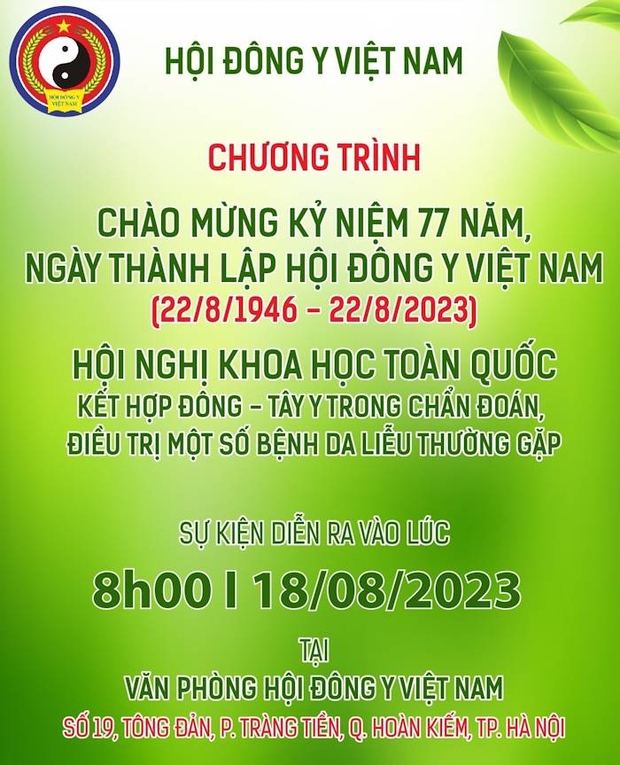 Tập đoàn 3T Đức Thịnh Group tham dự sự kiện kỉ niệm 77 năm thành lập Hội Đông Y Việt Nam và Hội nghị Khoa Học Toàn Quốc ngày 18/8/2023 ảnh 1 - 3T Pharma