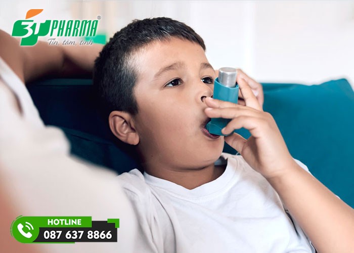bé ho có đờm lâu ngày không khỏi có thể do bị hen phế quản - 3T Pharma