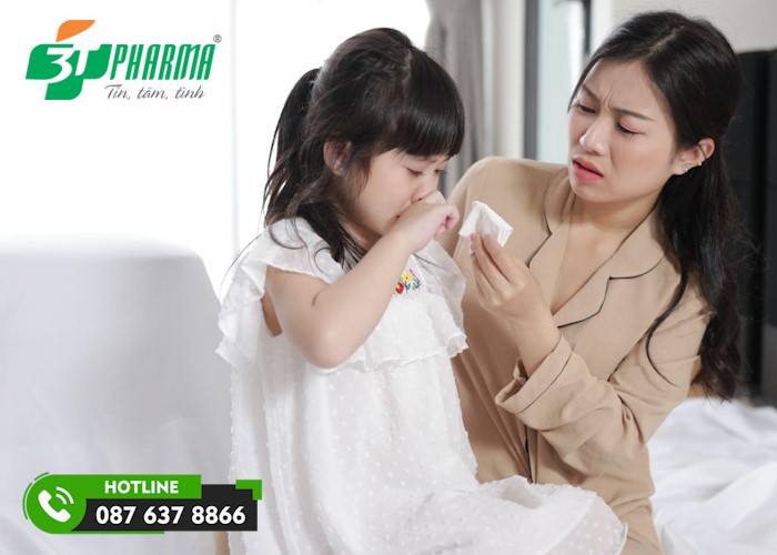 trẻ bị xơ nang có thể gây ho có đờm lâu ngày - 3T Pharma