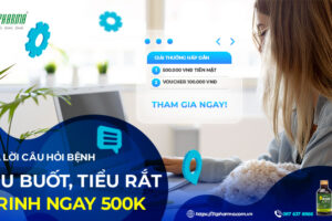 cuộc thi trả lời câu hỏi về bệnh tiểu buốt tiểu rắt - 3T Pharma