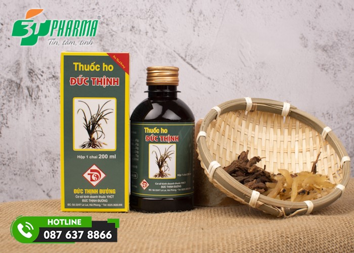 thuốc ho Đức Thịnh trị ho lâu ngày uống kháng sinh không khỏi - 3T Pharma