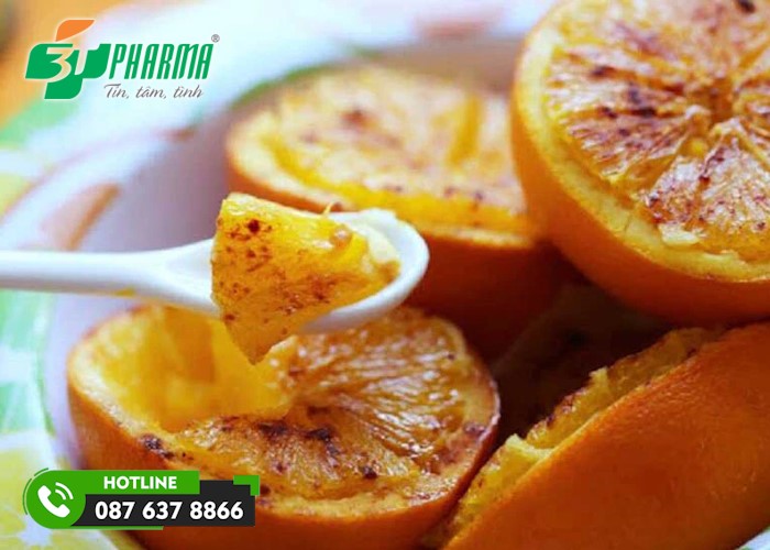 mẹ dùng cam nướng để trị ho cho bé thì nên chọn loại cam ngọt để trẻ dễ ăn - 3T Pharma