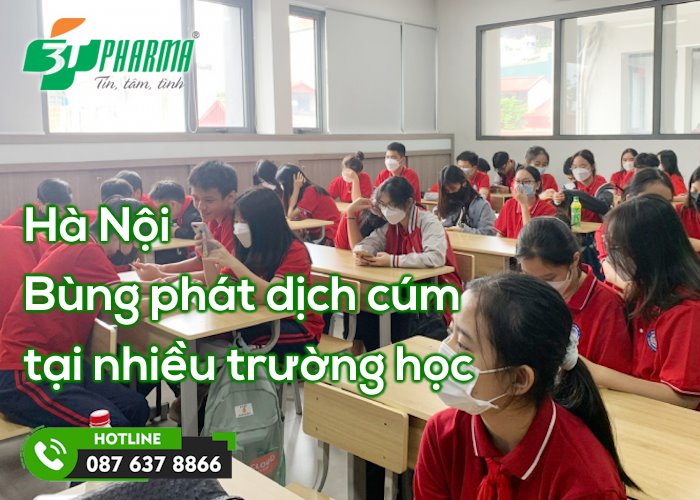 Hà Nội: Bùng phát dịch cúm tại nhiều trường học - tin sức khoẻ - 3T Pharma