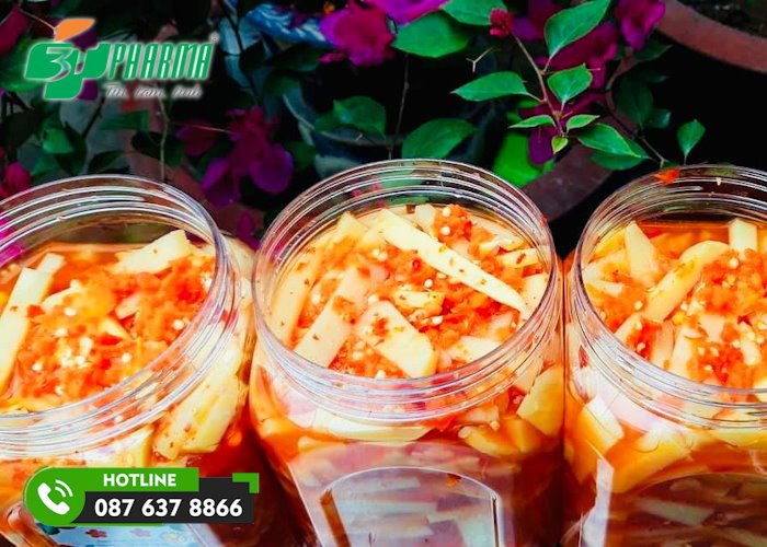 măng muối chua cay là món ăn không phù hợp với người đang bị ho - 3T Pharma