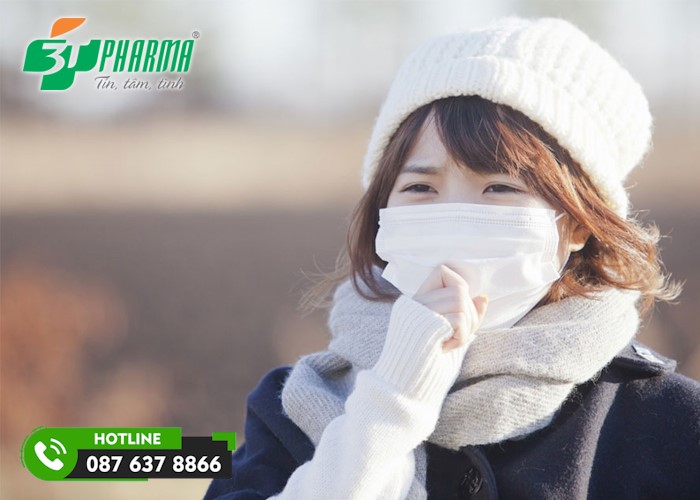 luôn đeo khẩu trang, giữ ấm mũi và họng để phòng tránh bệnh hô hấp - 3T Pharma