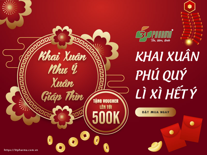 Khai Xuân Phú Quý - Lì Xì Hết Ý! Tết Giáp Thìn 2024 - 3T Pharma