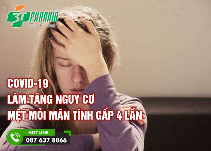 Covid-19 làm tăng nguy cơ mệt mỏi mãn tính gấp 4 lần - tin sức khoẻ - 3T Pharma