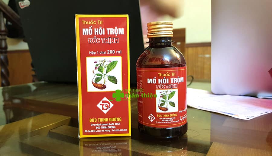 thuốc chũa bệnh mồ hôi trộm ở người lớn